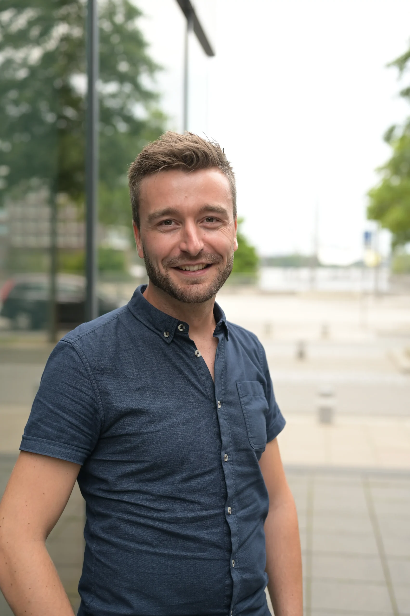 Authentisches Portrait Mann